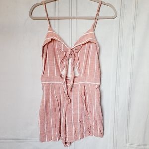 Ten Sixty Sherman Stripe Cutout Romper